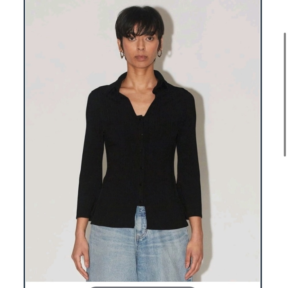 New with tags - UNCLE Studios bell sleeve top (size XS)
